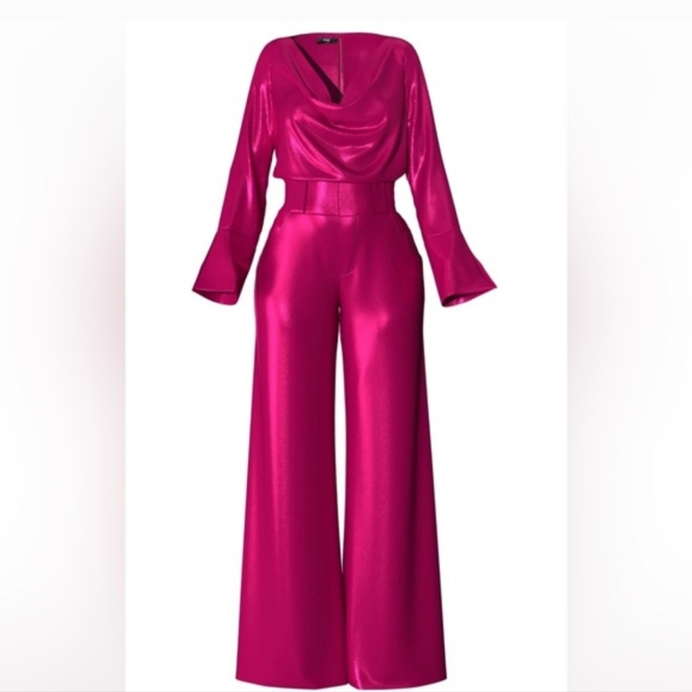 Hanifa Kris Jumpsuit Magenta Size MED